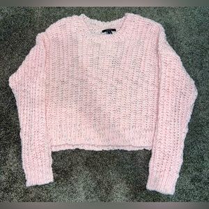Loose Knit Crew Neck Sweater